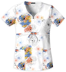 Cherokee Women's Runway V-Neck Scrub Tops