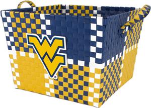 Eagles Wings NCAA West Virginia Woven Basket