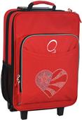 O3 Kids Flag Heart Red Suitcase With Cooler