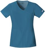 Cherokee Women's Pro Flexibles Mock Wrap Scrub Top