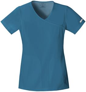 Cherokee Women's Pro Flexibles Mock Wrap Scrub Top
