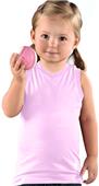 LAT Sportswear Toddler Racer Back Long Length Tank