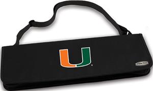 Picnic Time University of Miami Metro BBQ Set