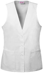 Cherokee Women's Fashion Lace Trimmed Scrub Vests