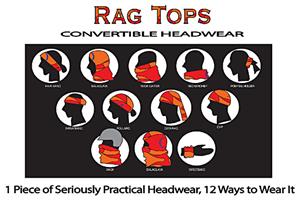 O3 Kids Rag Top Convertible Green Camo Headwear