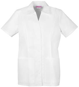 Cherokee Women's Pro White Stand Collar Scrub Tops
