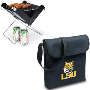 Picnic Time LSU Tigers Portable V-Grill & Tote