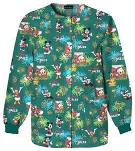 Cherokee Tooniforms Duck The Halls Scrub Jackets