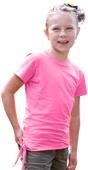 LAT Sportswear Girls Side Tie Tees