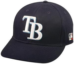 OC Sports MLB Tampa Bay Rays Home Cap w/CF2 Visor