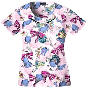 Cherokee Tooniforms Oh My Bow Scrub Tops