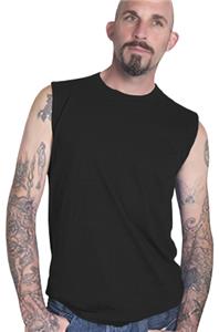 Cotton Heritage Men's Basic Sleeveless Muscle Tee