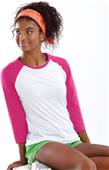 LAT Sportswear Jr 3/4 Sleeve Baseball Tee