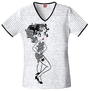 Cherokee Tooniforms Op Art Betty Scrub Tops