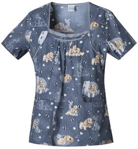 Cherokee Tooniforms Lady and the Tramp Scrub Tops