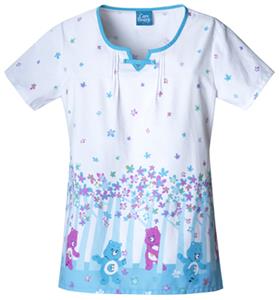 Cherokee Tooniforms Happy Trails Scrub Tops