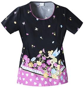 Cherokee Tooniforms I Tink I Love You Scrub Tops