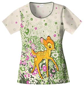 Cherokee Tooniforms Bambi Nouveau Scrub Tops