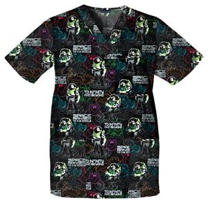 Cherokee Tooniforms Buzz Lightyear Scrub Tops