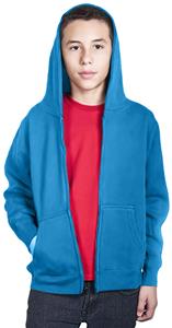 Cotton Heritage Youth Zipper Hooded Fleece