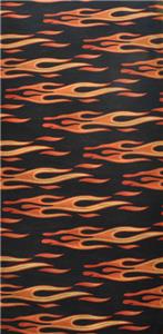 Kids Rag Top Convertible Red Flames Headwear