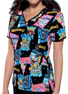 Cherokee Tooniforms Madagascar Circus Scrub Tops