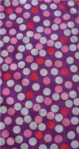 Kids Rag Top Convertible Purple Polka Dot Headwear