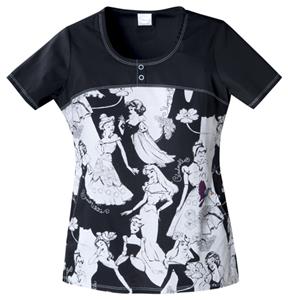 Cherokee Tooniforms Disney Princess Scrub Tops