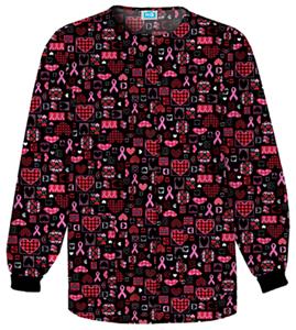 Cherokee Women's H.Q. Print Warm-Up Scrub Jackets