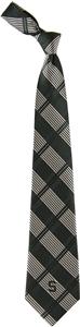 Eagles Wings NCAA Michigan State Woven Plaid Tie