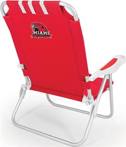Picnic Time Miami University (Ohio) Monaco Chair
