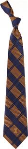 Eagles Wings NCAA Illinois Woven Plaid Tie