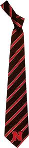 Eagles Wings NCAA Nebraska Woven Poly 1 Tie