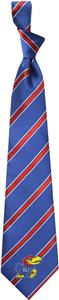 Eagles Wings NCAA Kansas Woven Poly 1 Tie