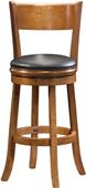 Boraam Solid Hardwood Palmetto Swivel Bar Stools