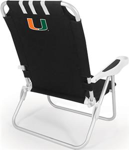 Picnic Time University of Miami Monaco Chair