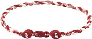 Eagles Wings NCAA Oklahoma Titanium Twist Necklace