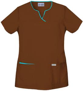 Cherokee Women's Body Split Neck Scrub Tops
