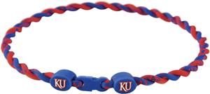 Eagles Wings NCAA Kansas Titanium Twist Necklaces