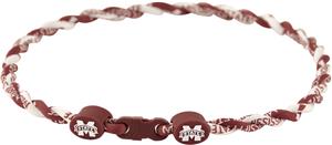 Eagles Wings NCAA Mississippi State Twist Necklace