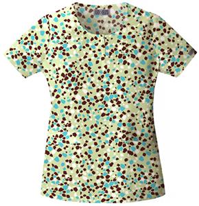 Cherokee Women's Body PR Round Neck Scrub Tops