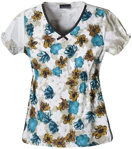 Cherokee Two Times The Beauty V-Neck Scrub Tops