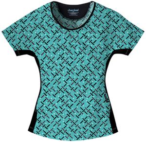 Cherokee Women's Flexibles PR Scoop Neck Scrub Top