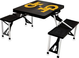 Picnic Time Georgia Tech Folding Picnic Table