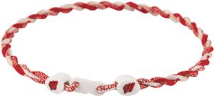 Eagles Wings NCAA Wisconsin Twist Necklaces