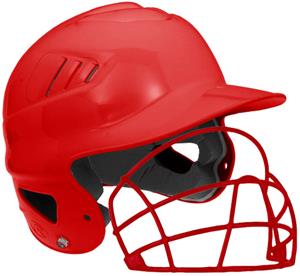 Coolflo Softball Helmet w/Attached Faceguard