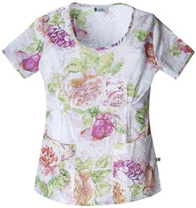 Cherokee Studio PR Women's Round Neck Scrub Tops