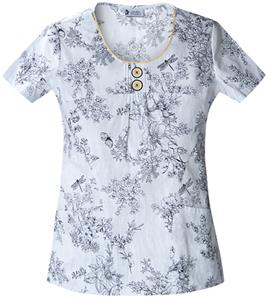Cherokee Studio PR Women's Scoop Neck Scrub Tops
