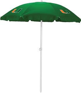 Picnic Time University of Miami Sun Umbrella 5.5