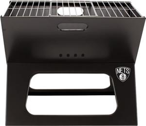 Picnic Time NBA Nets Charcoal X-Grill w/ Tote